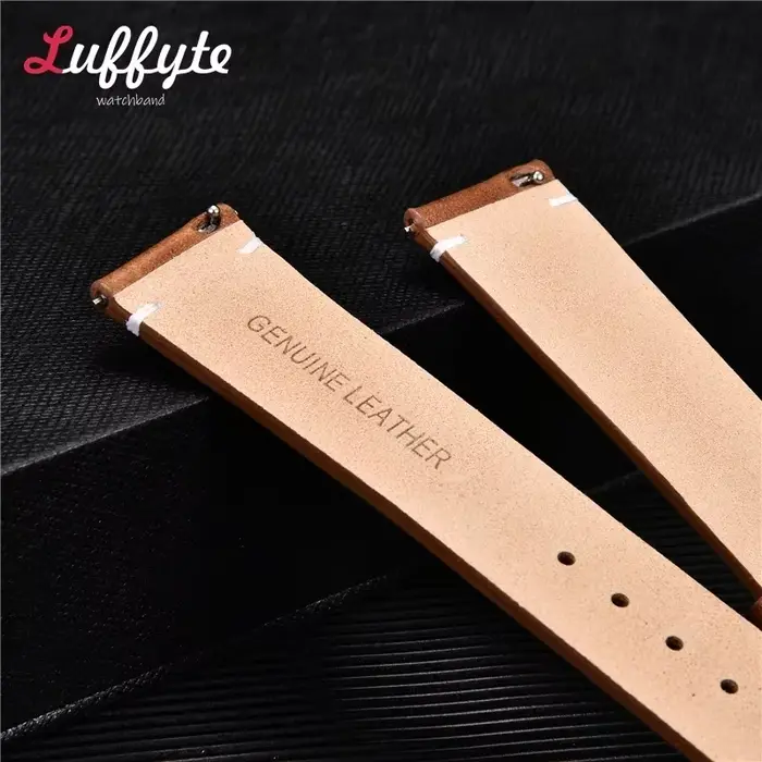 Bracelet de montre vintage en cuir de vache réglable pour montres traditionnelles avec dégagement rapide pour homme et femme occasions spéciales