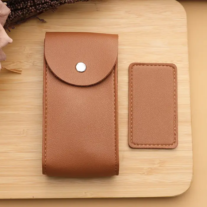 Pochette de montre Portable en cuir microfibre