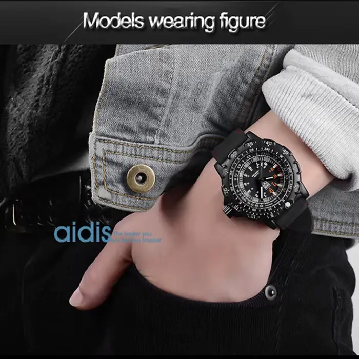 Montre Forces Spéciales Addies étanche plongeur lumineuse pour homme aventuriers randonnée plongée occasionnels