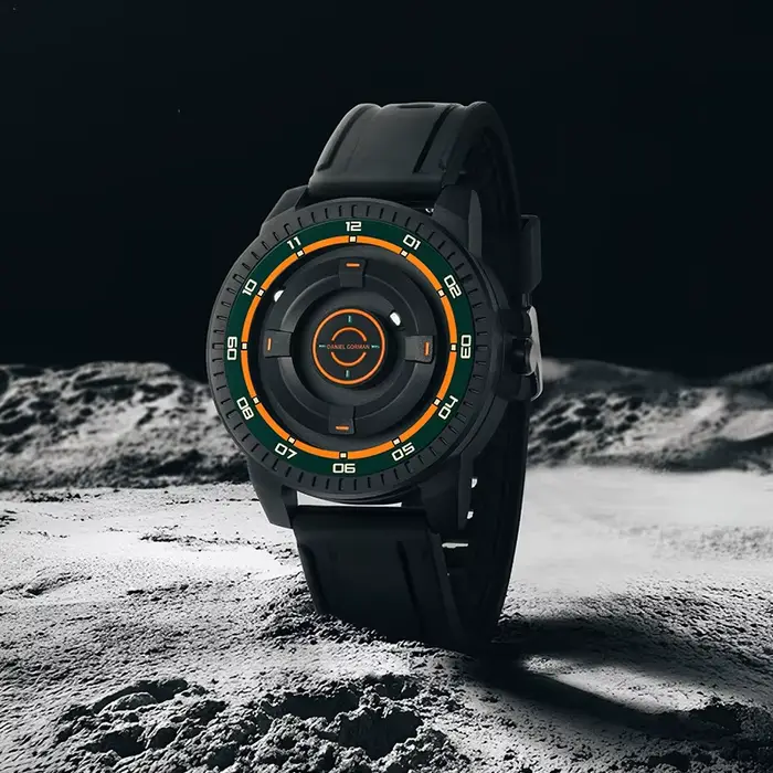 Montre à quartz DANIEL GORMAN Green Planet Design pour homme