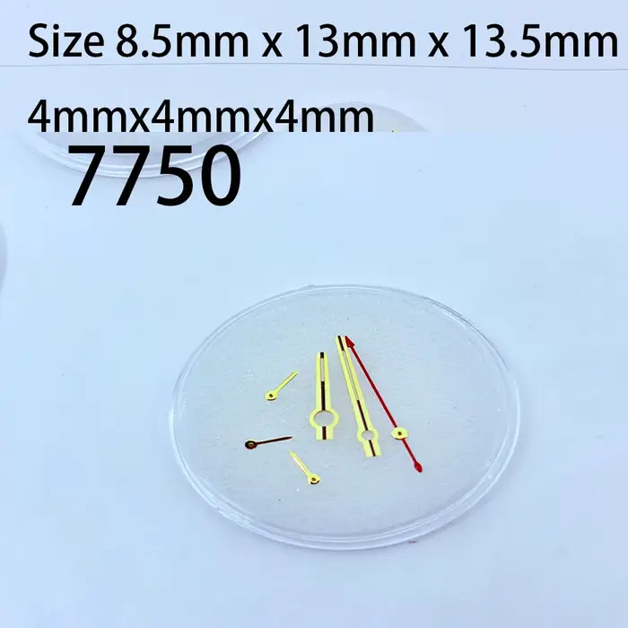 Mouvement 7750 compatible avec les montres RL1X dotées d'aiguilles des heures, des minutes et des secondes 116500 116503 116505 116509