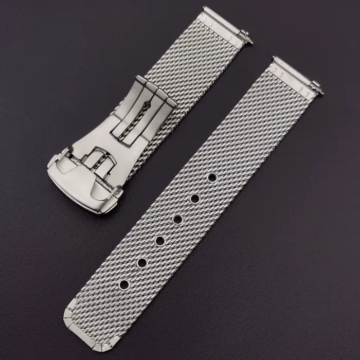 Bracelet en maille de luxe en acier inoxydable pour Omega Seam84