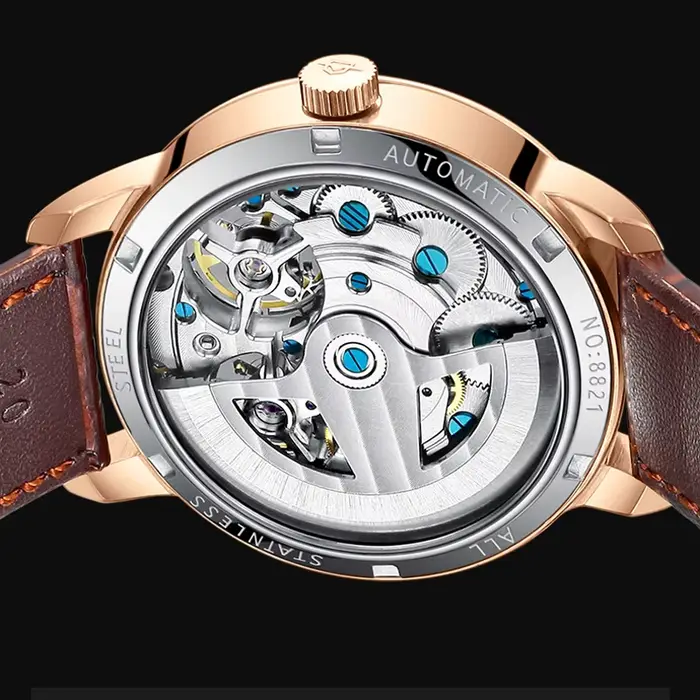Montre homme AILANG automatique double tourbillon lumineuse résistante à l'eau pour homme occasions spéciales élégante horlogerie mécanique acier inoxydable