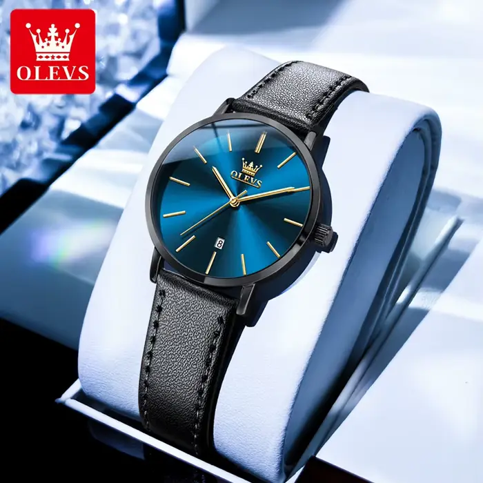 OLEVS offre spéciale femme montre minimaliste mode Ultra mince 6.5mm étanche Quartz montre-bracelet 