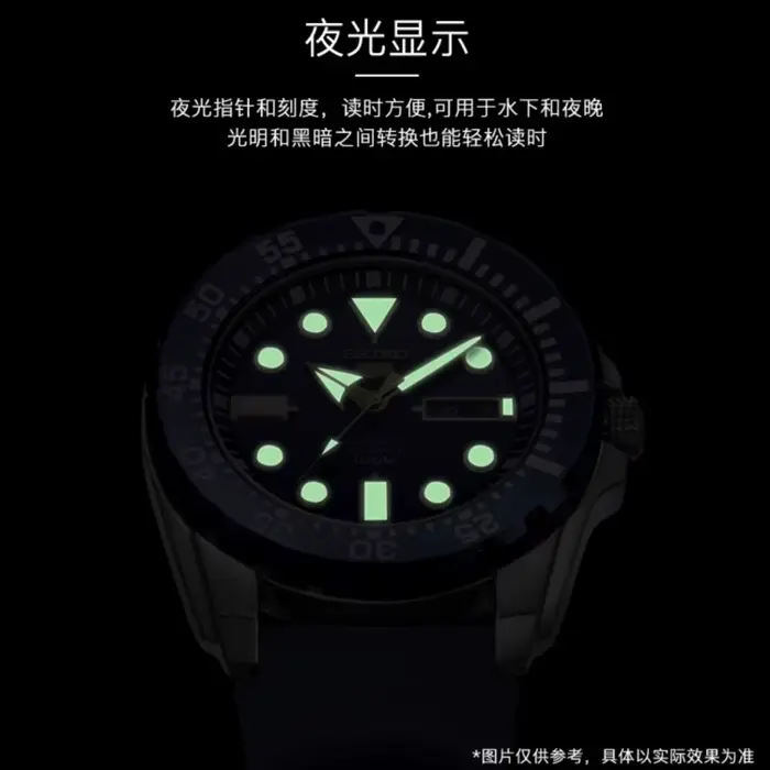 Montre de plongée classique à quartz – Lumineuse