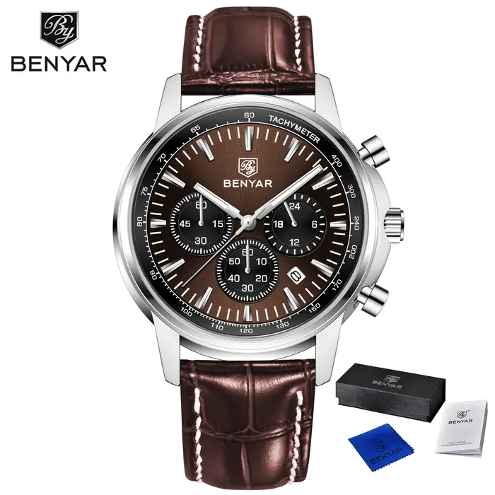 2025 nouvelle montre pour hommes BENYAR montres à Quartz de luxe pour homme mode