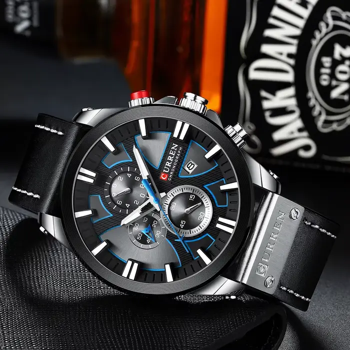 Nouveau CURREN hommes montres mode Quartz