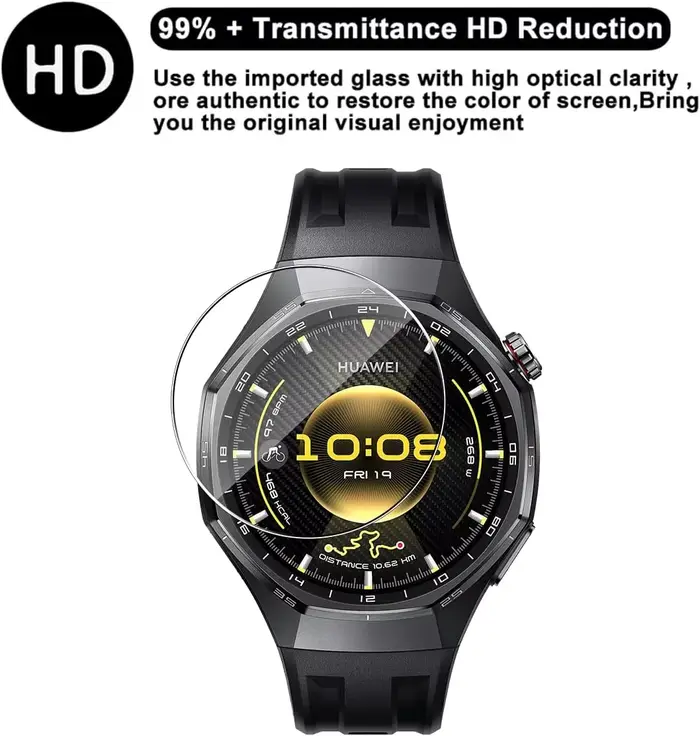 Film de protection en hydrogel souple pour Huawei Watch GT 6 pro 46mm protection intégrale écran sans rayures pour une utilisation quotidienne et activités aquatiques