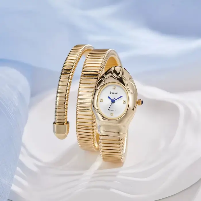 Montre de luxe en acier inoxydable pour femme