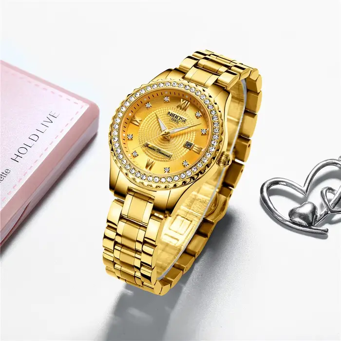 NIBOSI amoureux montre hommes femmes montres Relogio Feminino haut marque de luxe
