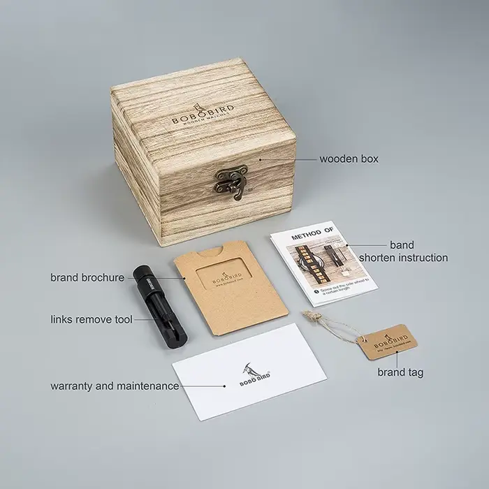 BOBO BIRD - montre japonaise calendrier