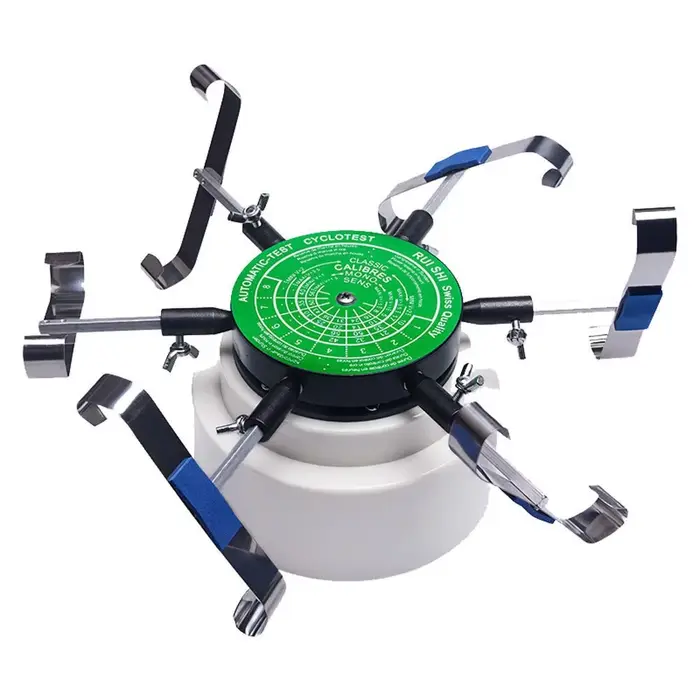 Machine de remontage automatique de montres mécaniques 220V 110V Cyclotest, 6 bras, pour horlogers