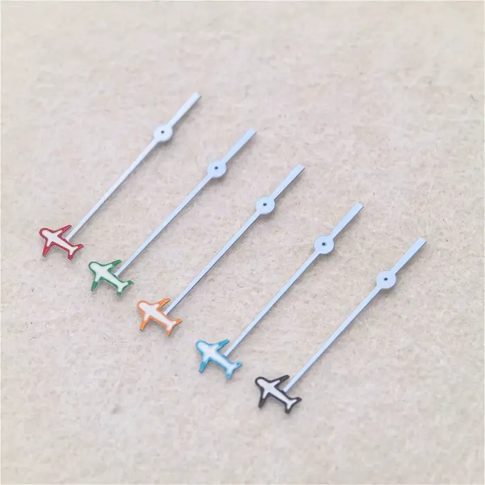 Pièces de Modification de montre de série de thème d'aviation de pilote d'occasion de forme d'avion avec des mouvements