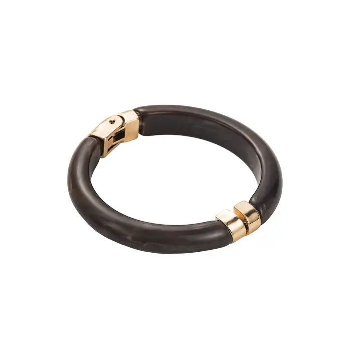 Bracelet ouvrable en alliage de résine géométrique B3524
