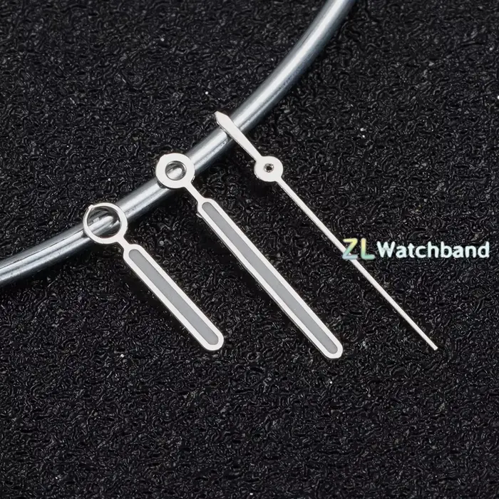 Aiguilles de montre argentées pour mouvements NH35 NH36 NH38 NH70 NH71 NH72 4R35/36 7s36/35 7002 7009