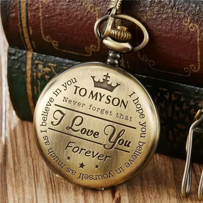 Montre de poche à mon fils