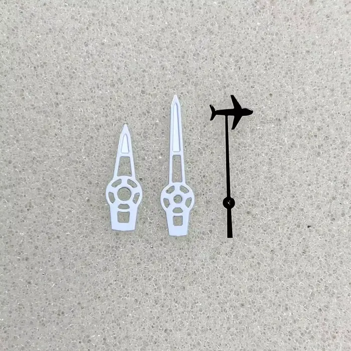 Aiguilles de Montre Vertes pour Avion, Seconde Main, Mouvement Mécanique, Pièces de Réparation, Acce
