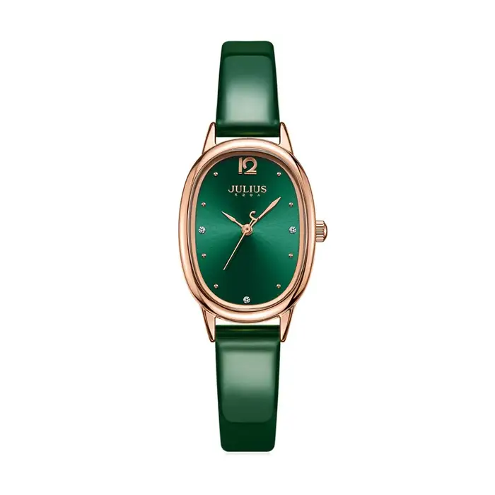 Montre Fine Lady en cuir véritable pour femmes, élégante et résistante à l'eau, idéale pour toutes occasions spéciales