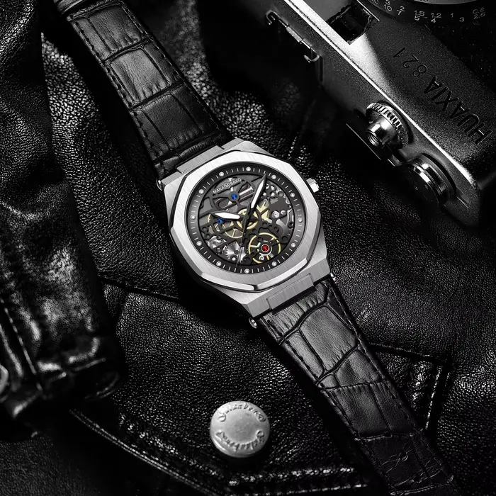 Montre d'affaires homme VA VA VOOM mouvement Miyota 2035 résistante à l'eau pour hommes occasions spéciales quartz élégante robuste à offrir
