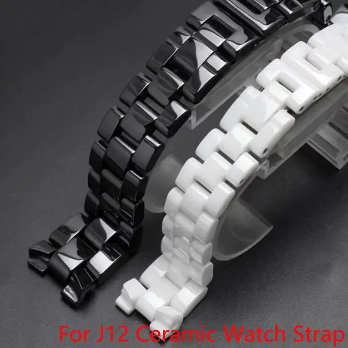 Bracelet de montre en céramique pour hommes et femmes