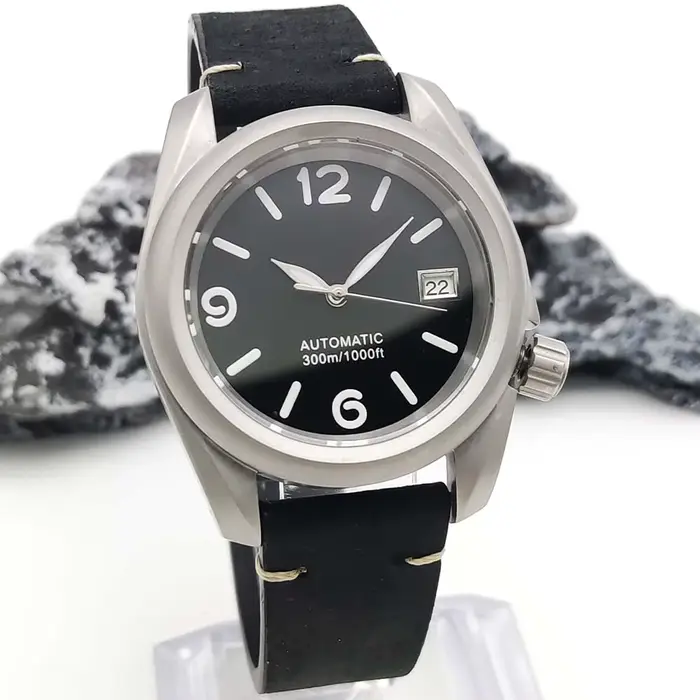 Montre mécanique automatique élégante vintage pour homme