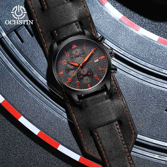 OCHSTIN nouveau 2026 à la mode et magnifique mouvement à Quartz multifonctionnel étanche artisanat série montre