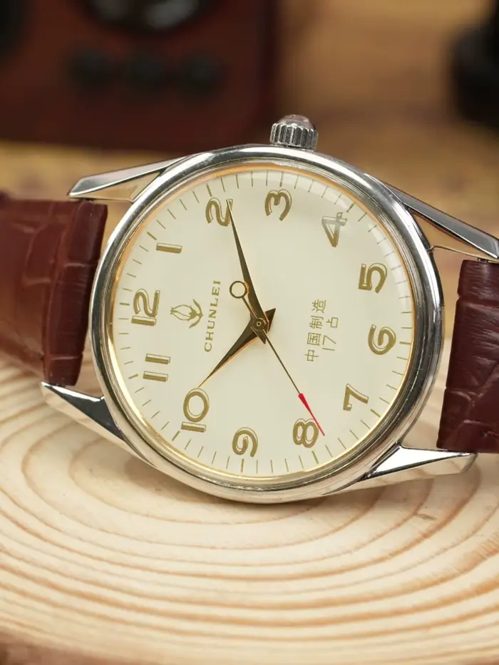 Shanghai Diamond-Montre mécanique à remontage manuel pour homme