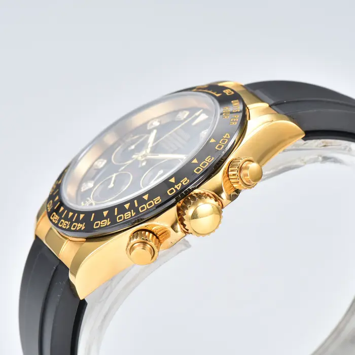 Montre OUMASHI-39.5mm Édition Limitée avec Mouvement Mécanique Auto et Fonction Chronographe pour Hommes Occasions Spéciales