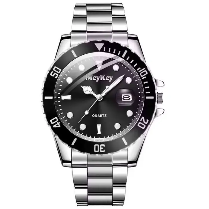 Calendrier de mode hommes montre à Quartz de luxe grand cadran homme montres d'affaires Reloj Hombre