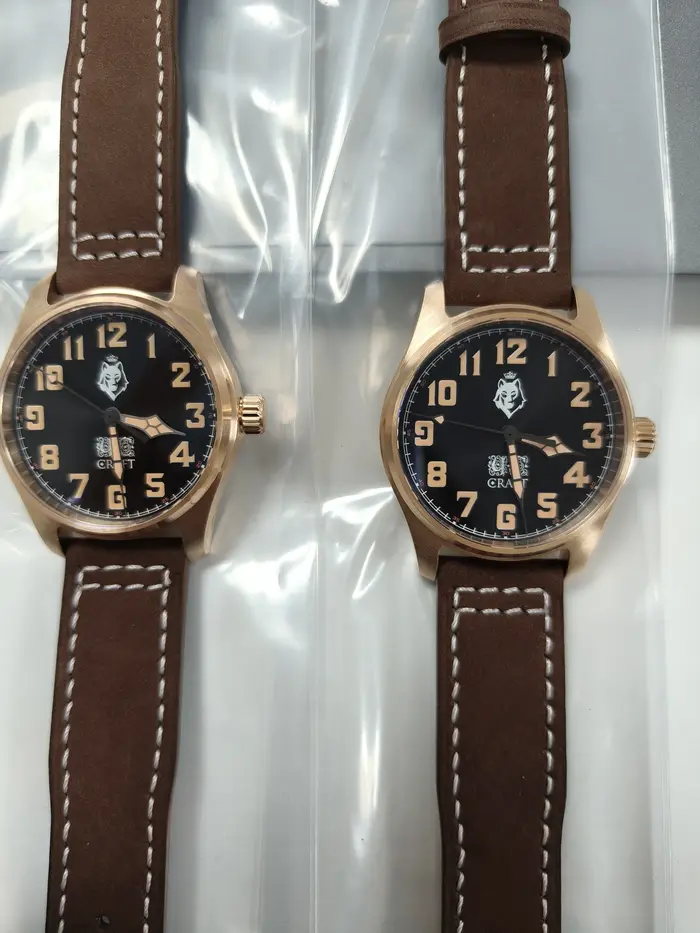 Montre pilote classique personnalisée