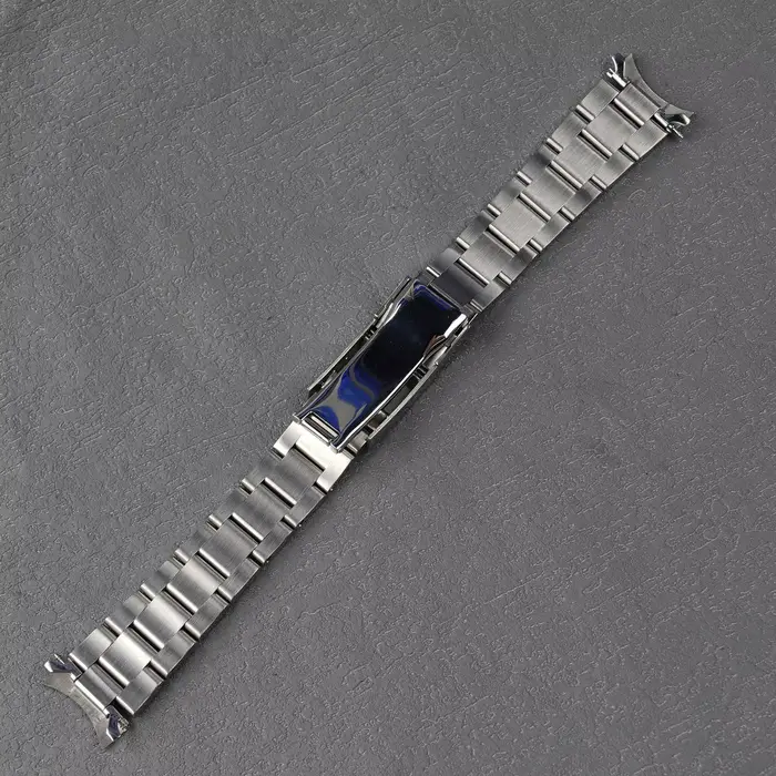 Pour Seiko Presage SRPB41 43 45 47 Cocktail Time-Rolamy 20mm bracelet de montre en acier inoxydable poli argent avec fermoir huître
