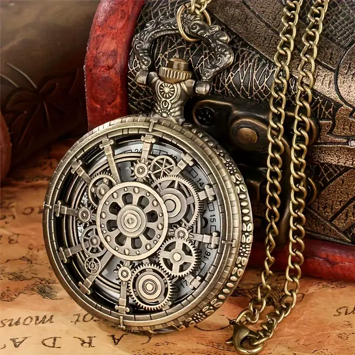 Montre de poche à Quartz en Bronze