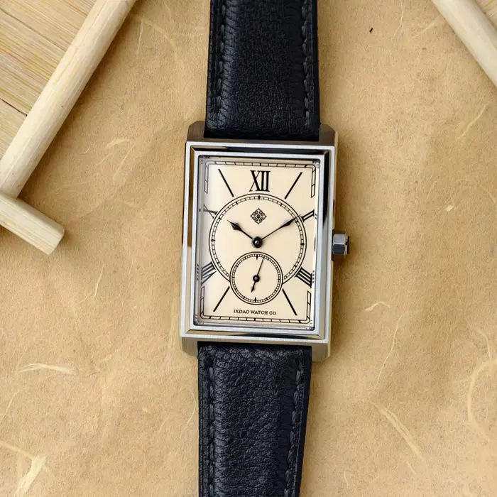 Nouvelle montre à quartz carrée IX&DAO pour homme 2026, en acier inoxydable, verre saphir, mouvement