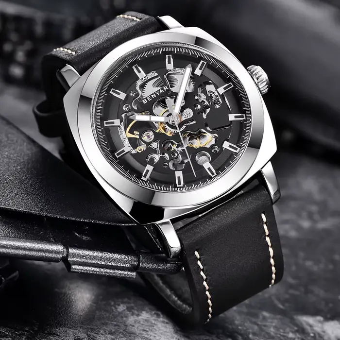 Relogio Masculino BENYAR hommes montres haut de gamme de luxe automatique mécanique