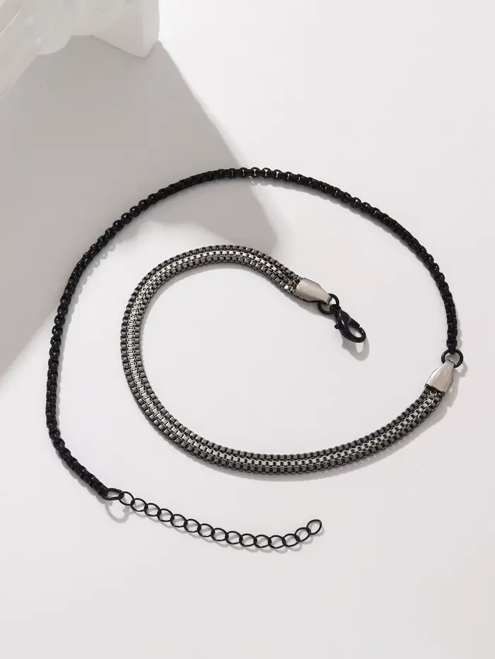 Ensemble de bracelets pour hommes, cadeaux pour papa, boîte étanche délicate en acier inoxydable, ch