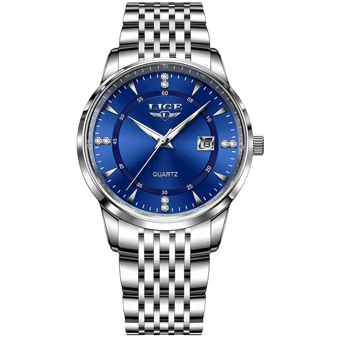 LIGE-Montre-bracelet à quartz étanche pour femme, montres de luxe, date, mode féminine, marque supér