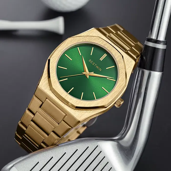 Nouvelles montres pour hommes de luxe bracelet en acier inoxydable classique affaires étanche