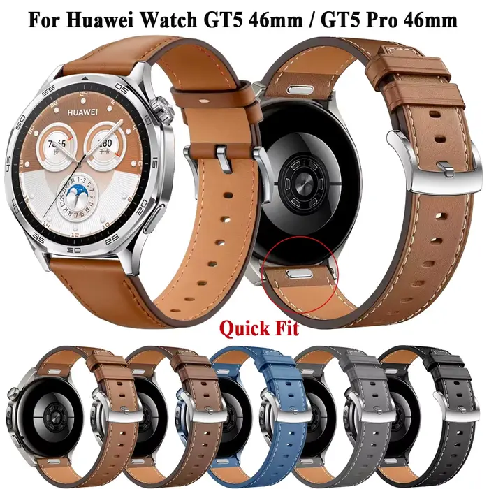 Bracelet de montre en cuir officiel 22mm