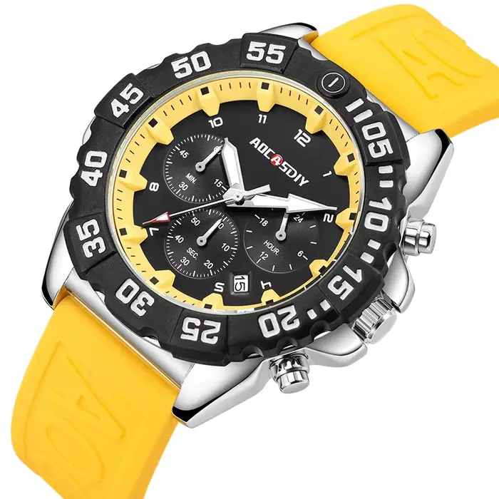 Montre-bracelet de sport étanche pour homme
